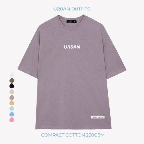 Áo Thun Nam Tay Lỡ Form Rộng URBAN OUTFITS Local Brand Trơn Chất Vải Compact Cotton 250GSM ATO101