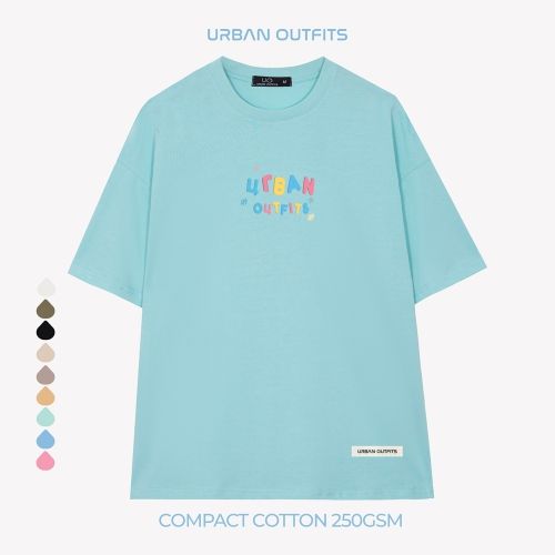 Áo Thun Nam Tay Lỡ Form Rộng URBAN OUTFITS Local Brand Trơn Chất Vải Compact Cotton 250GSM ATO104